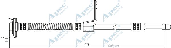 APEC BRAKING Pidurivoolik HOS4138